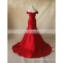 Robe de mariée rouge 2016 nouveau design bodice OEM tache robe de mariée